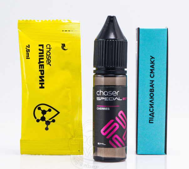 Рідина Chaser Special Berry Salt Cherries 15ml 50mg зі смаком вищні (набір компонентів)