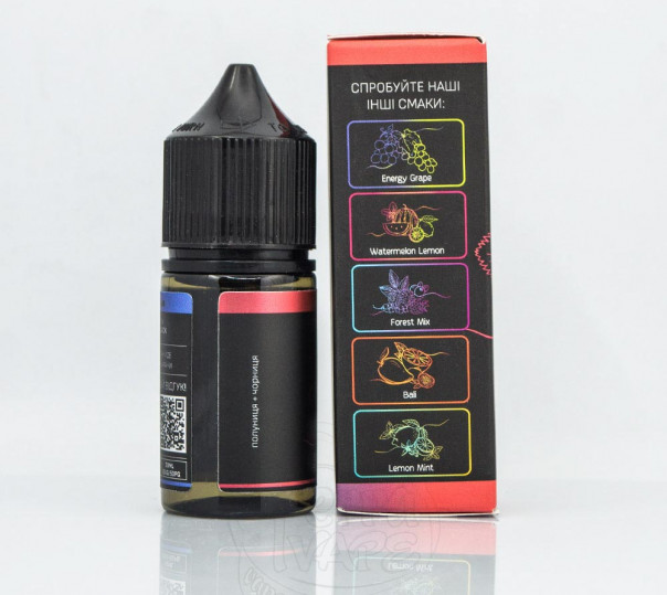 Рідина Chaser Black Salt New Strawberry Blueberry 30ml 30mg на сольовому нікотині зі смаком полуниці та чорниці Рідина Chaser Black Salt New Strawberry Blueberry 30ml 30mg на сольовому нікотині зі смаком полуниці та чорниці