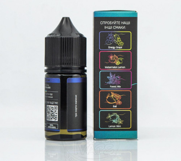 Рідина Chaser Black Salt New Triple Raspberry 30ml 30mg на сольовому нікотині зі смаком малини Рідина Chaser Black Salt New Triple Raspberry 30ml 30mg на сольовому нікотині зі смаком малини