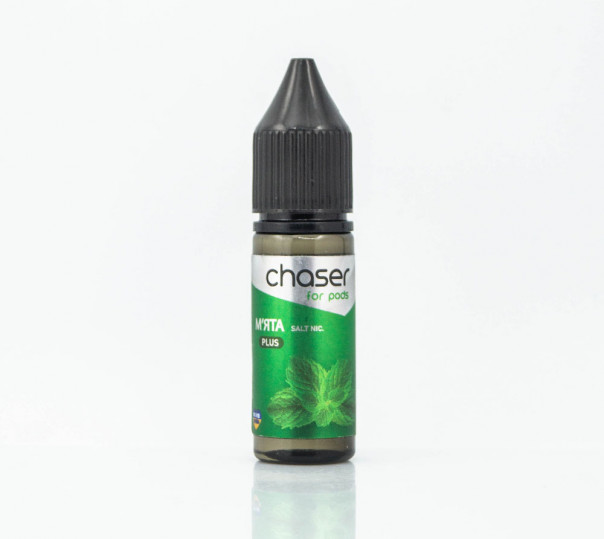 Жидкость Chaser For Pods Plus Salt Мята 15ml 50mg на солевом никотине