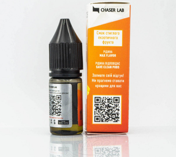 Жидкость Chaser For Pods Salt Манго Ice 10ml 60mg на солевом никотине Жидкость Chaser For Pods Salt Манго Ice 10ml 60mg на солевом никотине