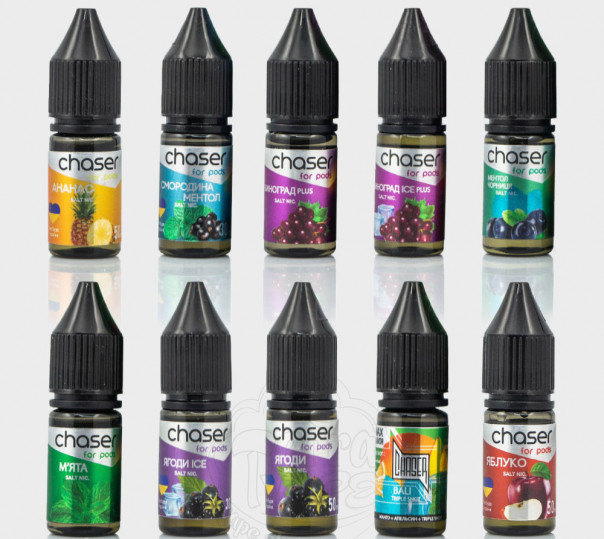 Жидкость Chaser For Pods Salt 10ml на солевом никотине Жидкость Chaser For Pods Salt 10ml на солевом никотине