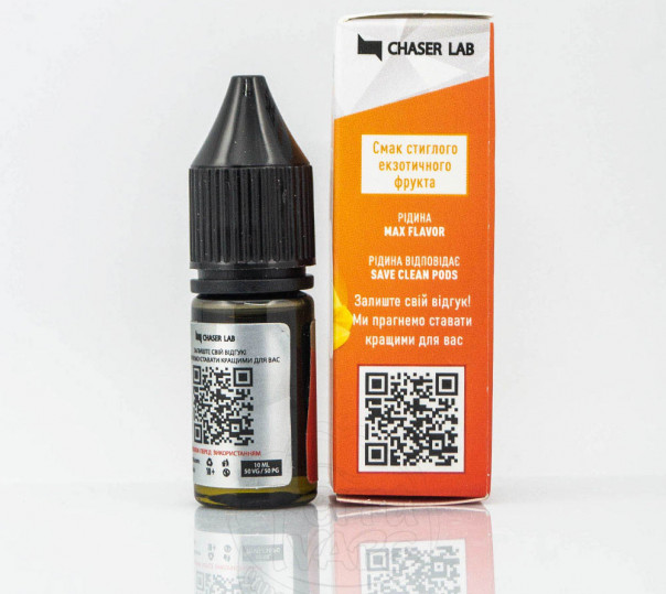 Жидкость Chaser For Pods Salt Манго 10ml 50mg на солевом никотине Жидкость Chaser For Pods Salt Манго 10ml 50mg на солевом никотине