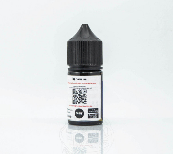 Рідина Chaser For Pods Salt Блакитна Малина 30ml 30mg на сольовому нікотині Рідина Chaser For Pods Salt Блакитна Малина 30ml 30mg на сольовому нікотині