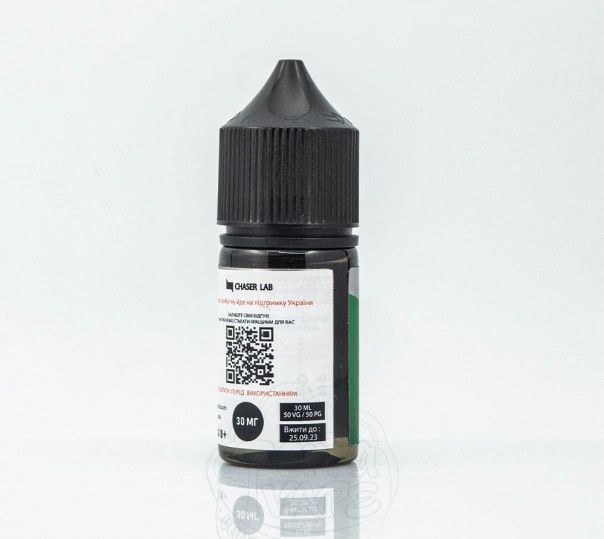 Рідина Chaser For Pods Salt М'ята 30ml 30mg на сольовому нікотині Рідина Chaser For Pods Salt М'ята 30ml 30mg на сольовому нікотині