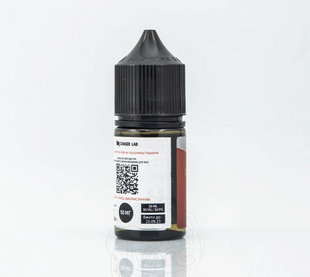 Рідина Chaser For Pods Salt Полуниця 30ml 30mg на сольовому нікотині Рідина Chaser For Pods Salt Полуниця 30ml 30mg на сольовому нікотині