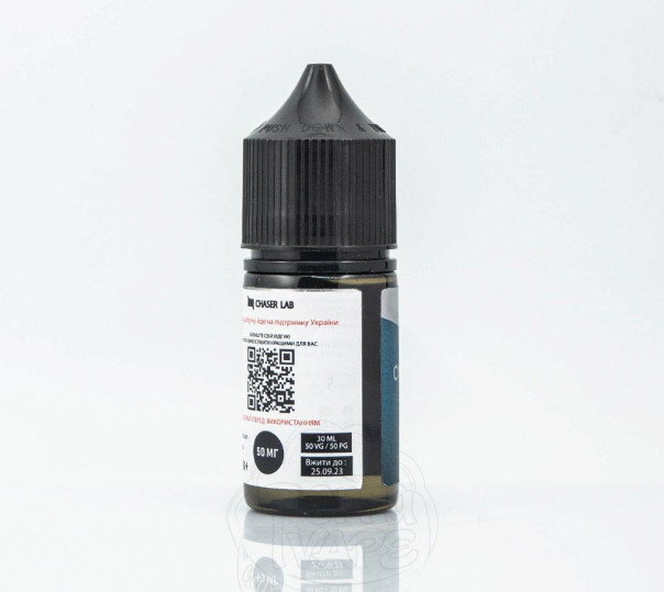 Рідина Chaser For Pods Salt Смородина Ментол 30ml 50mg на сольовому нікотині Рідина Chaser For Pods Salt Смородина Ментол 30ml 50mg на сольовому нікотині