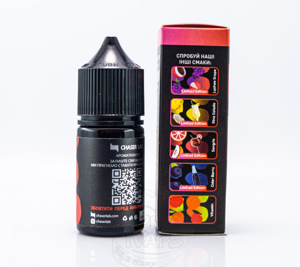 Жидкость Chaser Lux Salt Strawberry Dragonfruit 30ml 30mg на солевом никотине со вкусом клубники и драгонфрута Жидкость Chaser Lux Salt Strawberry Dragonfruit 30ml 30mg на солевом никотине со вкусом клубники и драгонфрута