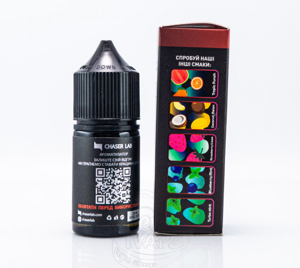 Рідина Chaser Lux Salt Watermelon Raspberry 30ml 30mg на сольовому нікотині зі смаком кавуна та малини Рідина Chaser Lux Salt Watermelon Raspberry 30ml 30mg на сольовому нікотині зі смаком кавуна та малини