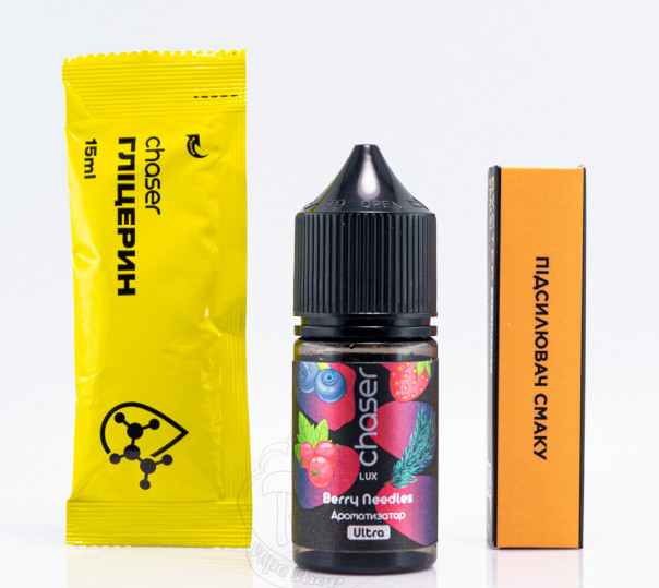 Рідина Chaser Lux Salt Berry Needles 30ml 65mg зі смаком ягід і хвої (набір компонентів)
