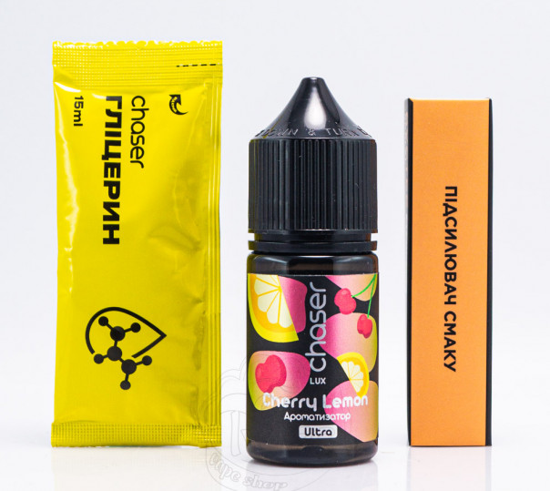 Рідина Chaser Lux Salt Cherry Lemon 30ml 65mg зі смаком вишні та лимона (набір компонентів)