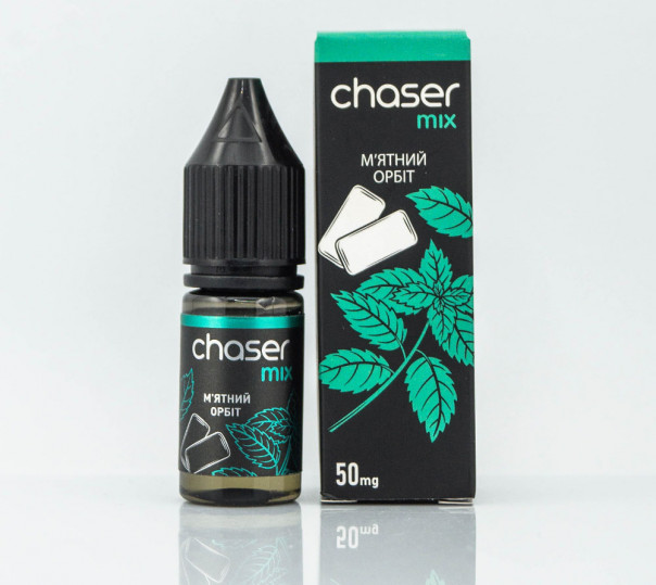 Рідина Chaser Mix Salt М'ятний Орбіт 10ml 30mg на сольовому нікотині