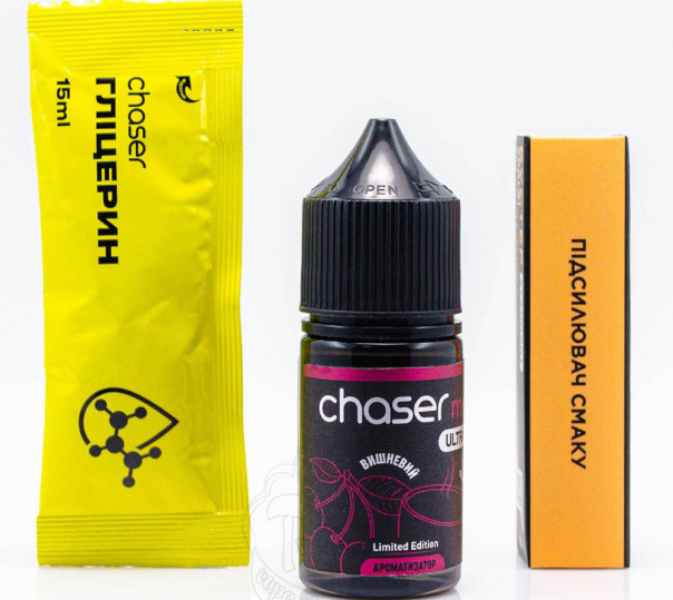 Жидкость Chaser Mix Ultra Salt Вишневый чай 30ml 50mg (набор компонентов)