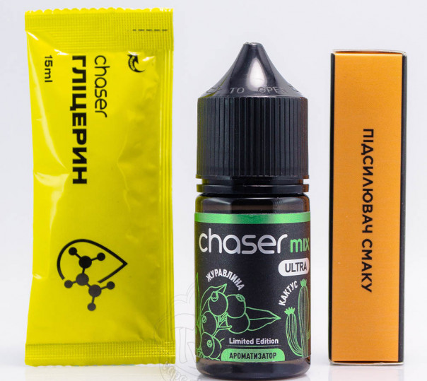 Жидкость Chaser Mix Ultra Salt Клюква Кактус 30ml 50mg (набор компонентов)
