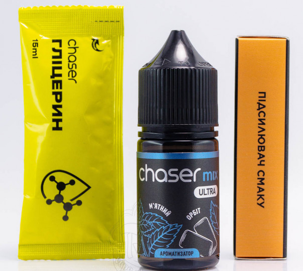 Рідина Chaser Mix Ultra Salt М’ятний Орбіт 30ml 50mg (набір компонентів)