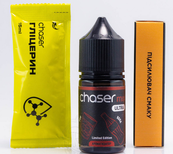 Рідина Chaser Mix Ultra Salt Ром Кола 30ml 50mg (набір компонентів)