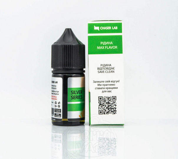 Рідина Chaser Silver Salt Bali Plus+ 30ml 30mg на сольовому нікотині зі смаком апельсина, маракуї та манго Рідина Chaser Silver Salt Bali Plus+ 30ml 30mg на сольовому нікотині зі смаком апельсина, маракуї та манго