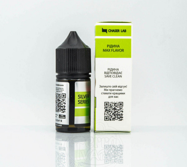 Жидкость Chaser Silver Salt Banny 30ml 30mg на солевом никотине со вкусом киви и клубники Жидкость Chaser Silver Salt Banny 30ml 30mg на солевом никотине со вкусом киви и клубники