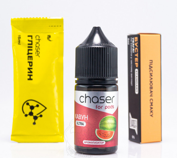 Рідина Chaser For Pods Ultra Salt Кавун 30ml 50mg (набір компонентів)