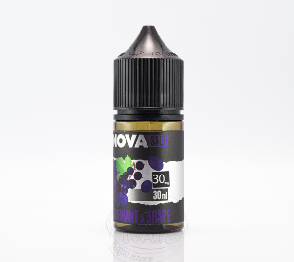 Рідина Nova Salt Blackcurrant Grape 30ml 30mg на сольовому нікотині зі смаком черной смородины и винограда Рідина Nova Salt Blackcurrant Grape 30ml 30mg на сольовому нікотині зі смаком черной смородины и винограда
