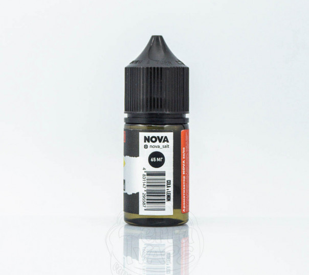 Жидкость Nova Salt Cola Lemon 30ml 30mg на солевом никотине со вкусом колы с лимоном Жидкость Nova Salt Cola Lemon 30ml 30mg на солевом никотине со вкусом колы с лимоном