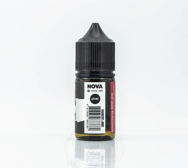 Жидкость Nova Salt Cranberry Mors 30ml 30mg на солевом никотине со вкусом клюквенного морса Жидкость Nova Salt Cranberry Mors 30ml 30mg на солевом никотине со вкусом клюквенного морса