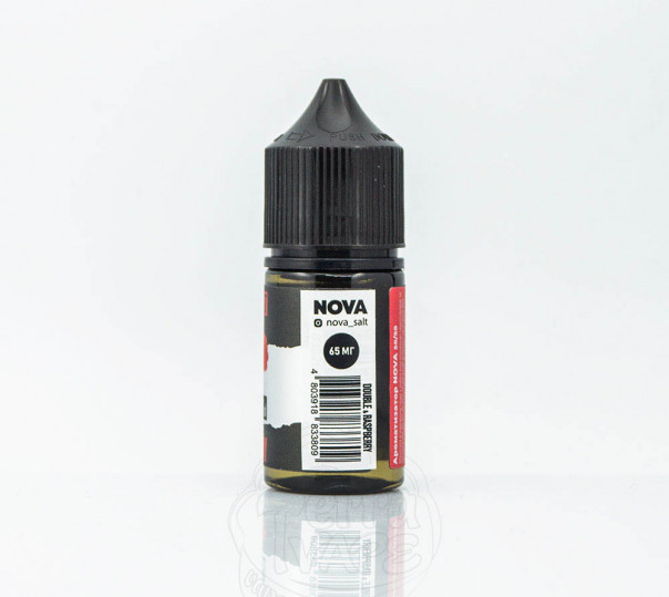 Жидкость Nova Salt Double Raspberry 30ml 30mg на солевом никотине со вкусом малины Жидкость Nova Salt Double Raspberry 30ml 30mg на солевом никотине со вкусом малины