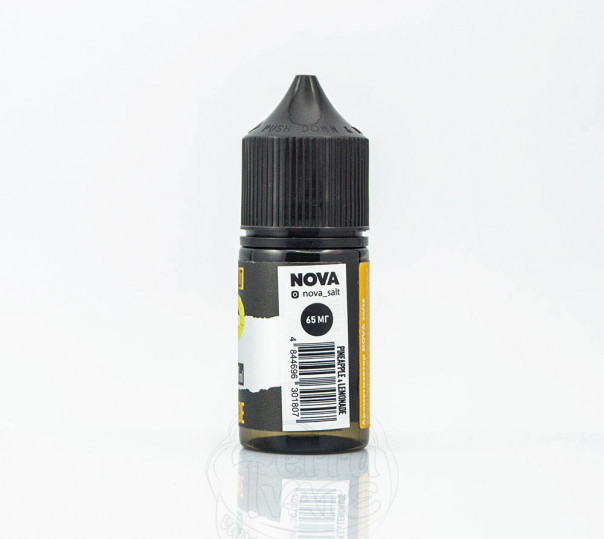 Жидкость Nova Salt Pineapple Lemonade 30ml 30mg на солевом никотине со вкусом ананасового лимонада Жидкость Nova Salt Pineapple Lemonade 30ml 30mg на солевом никотине со вкусом ананасового лимонада