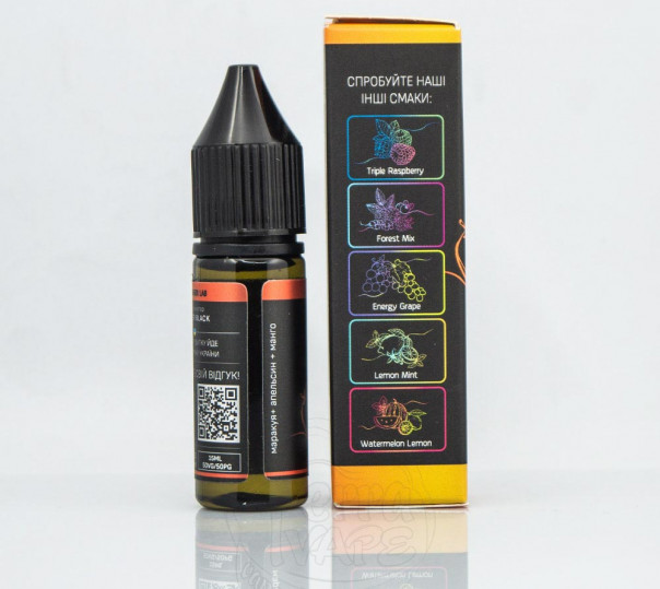 Рідина Chaser Black Salt New Bali 15ml 30mg на сольовому нікотині зі смаком апельсина, маракуї та манго Рідина Chaser Black Salt New Bali 15ml 30mg на сольовому нікотині зі смаком апельсина, маракуї та манго