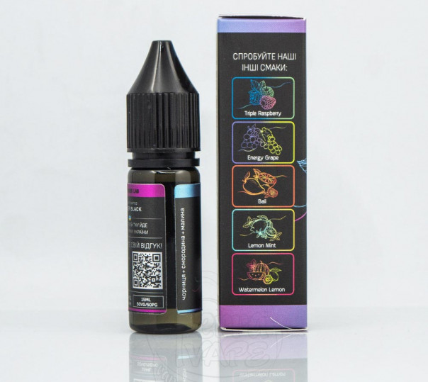 Рідина Chaser Black Salt New Forest Mix 15ml 30mg на сольовому нікотині зі смаком лісових ягід