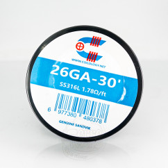 Coilology Resistance Wire (котушка 30ft) SS316L 26Ga