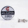Спирали Coilology Pre-built MTL Clapton Coil Ni80 0.73Ом 10штук (готовый койл для вейпа)