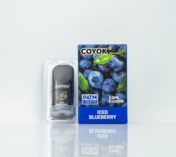 Coyok Iced Blueberry (Черника с холодком) картридж для Relx Essential/Infinity Coyok Iced Blueberry (Черника с холодком) картридж для Relx Essential/Infinity