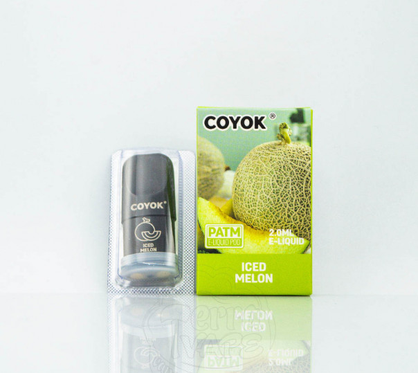 Coyok Iced Melon (Диня з холодком) картридж для Relx Essential/Infinity Coyok Iced Melon (Диня з холодком) картридж для Relx Essential/Infinity
