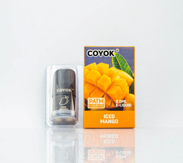 Coyok Iced Mango (Манго з холодком) картридж для Relx Essential/Infinity Coyok Iced Mango (Манго з холодком) картридж для Relx Essential/Infinity