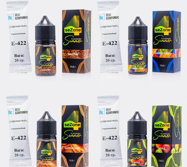 Жидкость 4 Sezone Summer Salt 30ml (набор компонентов)