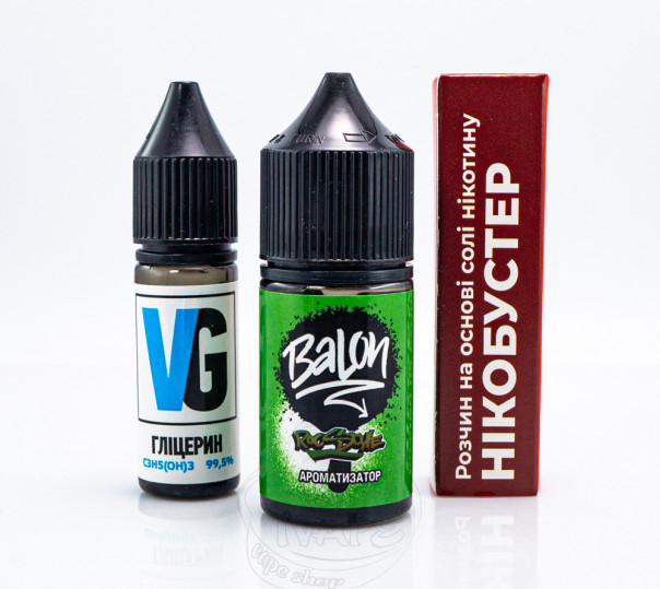 Рідина Balon Salt Roc Style 30ml 50mg зі смаком ягід і цитрусових (набір компонентів)