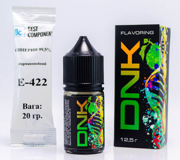 Рідина DNK Salt Pear With Bergamot 30ml 0mg зі смаком груші з бергамотом (набір компонентів)