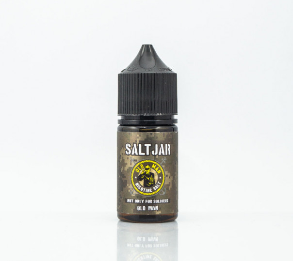 Рідина Salt Jar Old Man 30ml 30mg на сольовому нікотині зі смаком тютюну з шоколадом