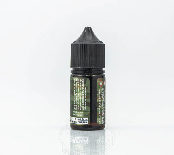 Рідина Salt Jar Skipper 30ml 50mg на сольовому нікотині зі смаком тютюну з карамеллю і ментолом Рідина Salt Jar Skipper 30ml 50mg на сольовому нікотині зі смаком тютюну з карамеллю і ментолом