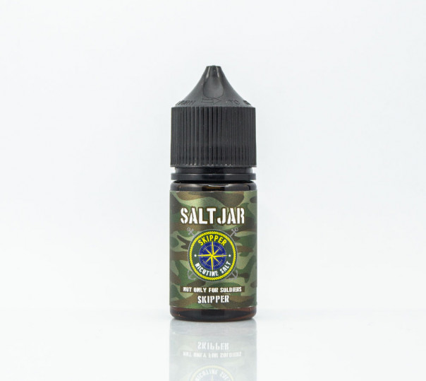 Рідина Salt Jar Skipper 30ml 50mg на сольовому нікотині зі смаком тютюну з карамеллю і ментолом