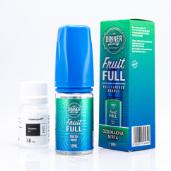 Dinner Lady Fruit FULL Salt Fresh Mint 30ml 50mg
