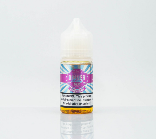 Рідина Dinner Lady Salt Blackberry Crumble 30ml 50mg на сольовому нікотині зі смаком ожинового пирога