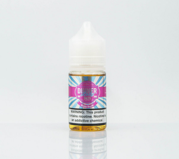 Жидкость Dinner Lady Salt Bubble Trouble 30ml 50mg на солевом никотине со вкусом фруктовой жвачки