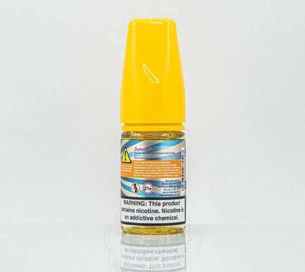 Рідина Dinner Lady Salt Mango Ice 30ml 30mg на сольовому нікотині зі смаком манго з холодком Рідина Dinner Lady Salt Mango Ice 30ml 30mg на сольовому нікотині зі смаком манго з холодком