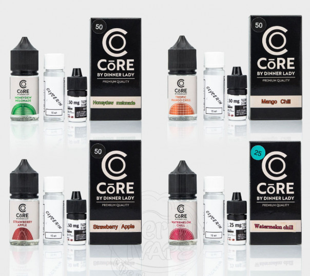 Набір для приготування рідини Core by Dinner Lady Salt 30ml на сольовому нікотині