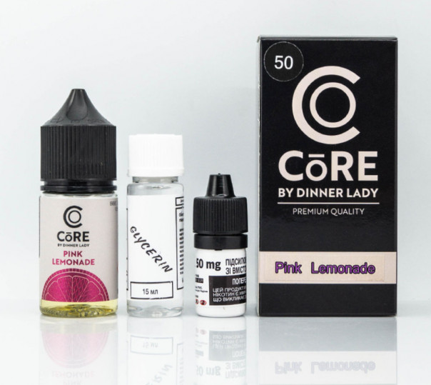 Набор для приготовления жидкости Core by Dinner Lady Salt Pink Lemonade 30ml 50mg на солевом никотине