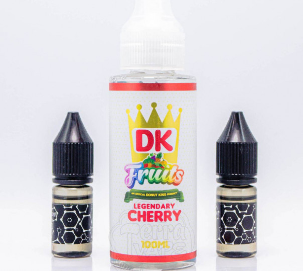 Рідина Donut King Organic Legendary Cherry 100ml 0mg зі смаком вишні