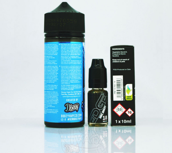 Doozy Seriously Fruity Blue Razz Berry 110ml 1.5mg на органическом никотине Doozy Seriously Fruity Blue Razz Berry 110ml 1.5mg на органическом никотине