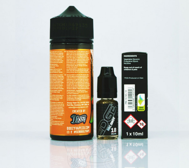 Doozy Seriously Fruity Mango Orange 100ml 0mg без никотина Doozy Seriously Fruity Mango Orange 100ml 0mg без никотина
